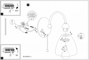 Бра Eglo Dionis 89898