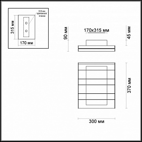 Накладной светильник Odeon Light Piano 4015/46CL