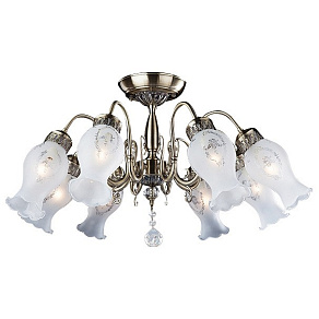 Люстра на штанге Eurosvet 22778 22778/8 античная бронза