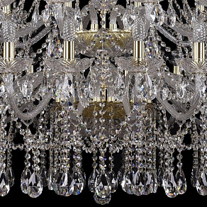 Подвесная люстра Bohemia Ivele Crystal 1413 1413/20+10+5/400/XL-158/3d/G