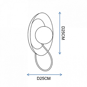 Бра Imperiumloft MARGOTT Black margott-wall01