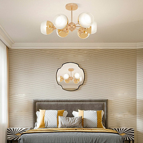 Люстра на штанге Arte Milano Napoli-327007 327007/3+3 GD