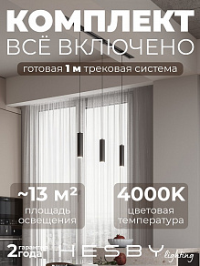 Комплект трековый Hesby Lighting Skylite №12 HSBL_kompl_S012_VI1B4K