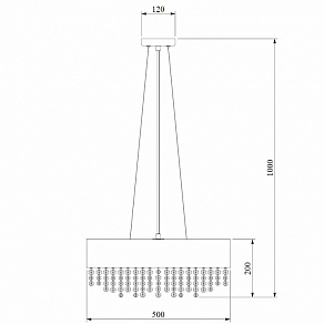 Подвесной светильник Bogate's Elisa 286/4 Strotskis