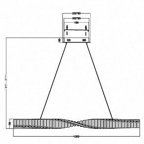 Подвесной светильник Maytoni Krone P097PL-L28BS3K