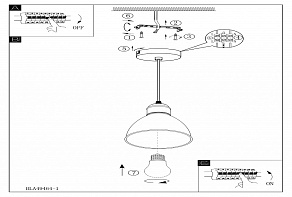 Подвесной светильник Eglo ПРОМО Priddy 49464