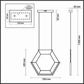 Подвесной светильник Odeon Light Trezor 4099/16L