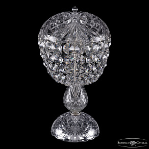 Настольная лампа декоративная Bohemia Ivele Crystal 1477 14771L1/22 Ni