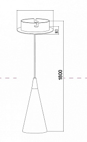 Подвесной светильник Maytoni Nevill P318PL-01B