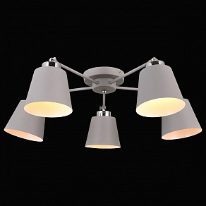 Потолочная люстра Natali Kovaltseva Simply SIMPLY 75099/5C STAIN GRAY