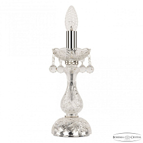Настольная лампа декоративная Bohemia Ivele Crystal 108 108L/1-27 Ni