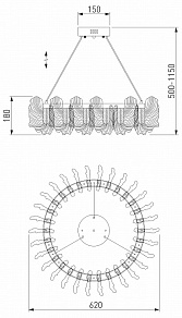 Подвесной светильник Bogate's Farfalla 90374/1