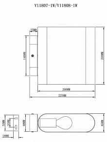 Бра Moderli Metalicana V11808-1W