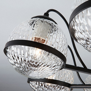 Люстра на штанге Eurosvet Livia 70081/8 черный