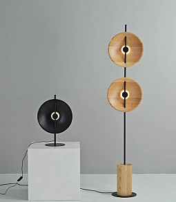 Настольная лампа декоративная Inodesign Delano Delano Wood Black 44.5235