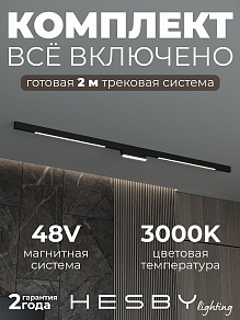 Комплект трековый Hesby Lighting ElDeko HSBL_kompl_E006_NI2B3K_01