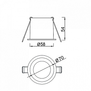 Встраиваемый светильник Mantra MALT 9233