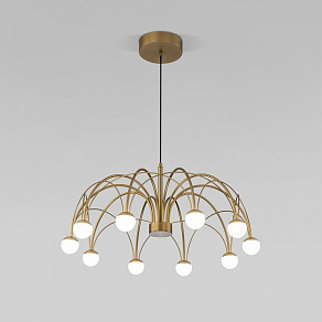 Люстра на штанге Eurosvet Ragno 90030/10 LED золото