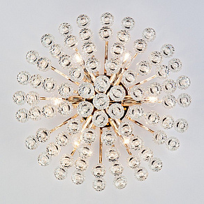 Потолочная люстра Eurosvet Ostiniya 3299/6 золото/прозрачный хрусталь Strotskis