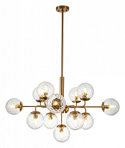 Люстра на штанге Indigo Cocoon 11008/13P Brass