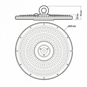 Накладной светильник Jazzway  PHB NLO 02 200w 5000K 90° IP65