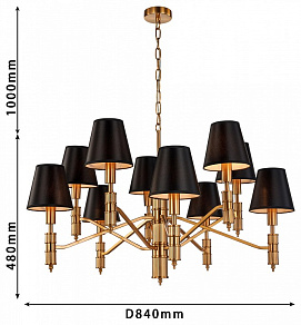 Подвесная люстра Favourite Flagship 2933-10P