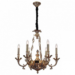 Подвесная люстра Lucia Tucci Firrnze FIRENZE 1781.8.2 antique gold