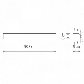 Накладной светильник Nowodvorski Soft Wall Led 90x6 7534