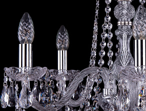 Подвесная люстра Bohemia Ivele Crystal 1402 1402/5/195/Ni