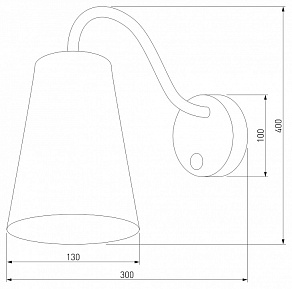 Бра TK Lighting Wire 3240 Wire Silver