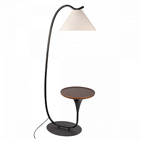 Стол журнальный с торшером Loft it Charlotte 10568F Black