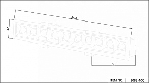 Встраиваемый светильник Favourite Roshni 3083-10C
