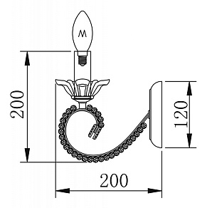 Бра Maytoni Amore DIA332-01-N