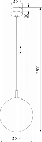 Подвесной светильник TK Lighting Cadix 4610 Cadix Gold