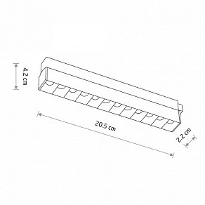 Накладной светильник Nowodvorski Focus Led 11633