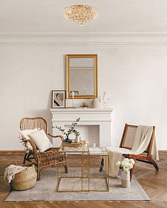 Потолочная люстра Maytoni Karolina DIA120-09-G