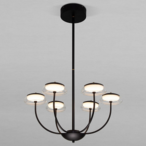 Люстра на штанге Eurosvet Fungo 50388 LED черный