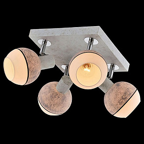 Спот Eurosvet Сириус 20037/4 хром/серый