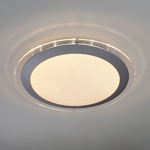 Накладной светильник Eurosvet Fusion 40002/1 LED матовое серебро