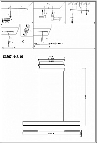 Подвесной светильник ST-Luce Percetti SL567.443.01