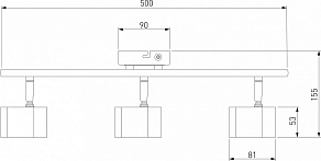 Бра Eurosvet Prime 20058/3 перламутровый сатин