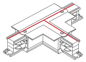 Соединитель T-образный для треков Nowodvorski Ctls Power 8248