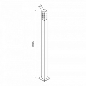 Наземный низкий светильник ST-Luce SL101 SL101.415.01