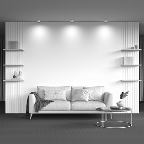 Накладной светильник Maytoni Hoop C086CL-GX53-SRD-W