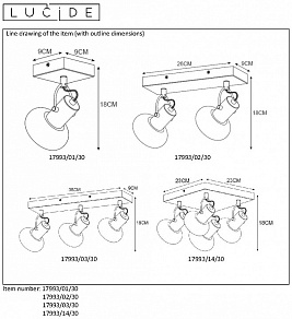 Спот Lucide Madee 17993/14/30