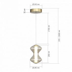 Подвесной светильник ST-Luce SPINE SL6136.203.01