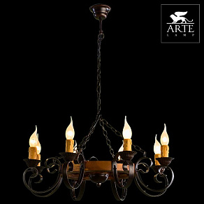 Подвесная люстра Arte Lamp Taverna A9520LM-8BR