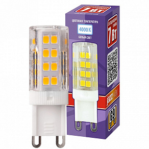 Лампа светодиодная Jazzway  G9 7Вт 4000K PLED-G9 7W 4000K