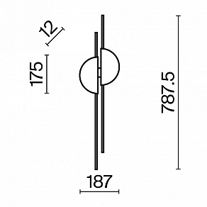 Бра Maytoni Skyline MOD179WL-L22W4K1