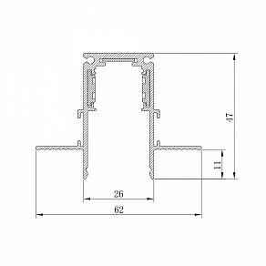 Трек встраиваемый Feron CABM1001 41966